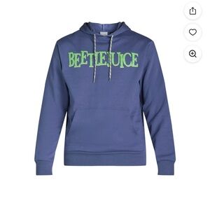 NWT! Beetlejuice Men's graphic Hoodie size Large